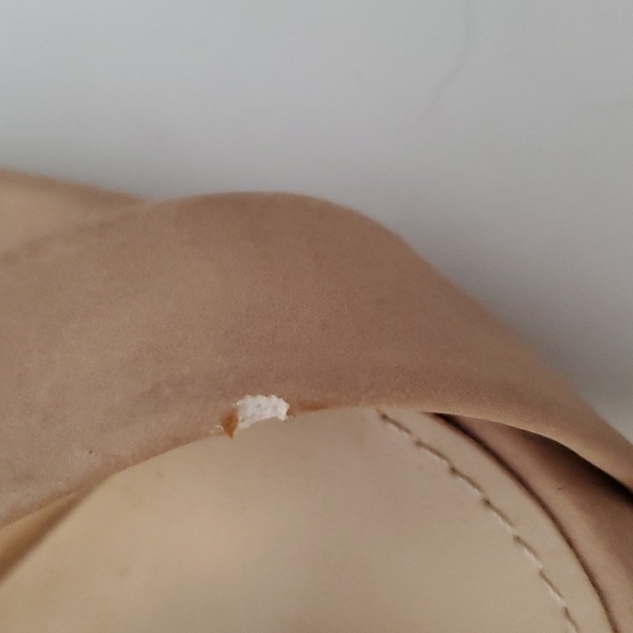 Justfab Makemba Faux Suede Heeled Sandals ankle strap - Picture 4 of 8